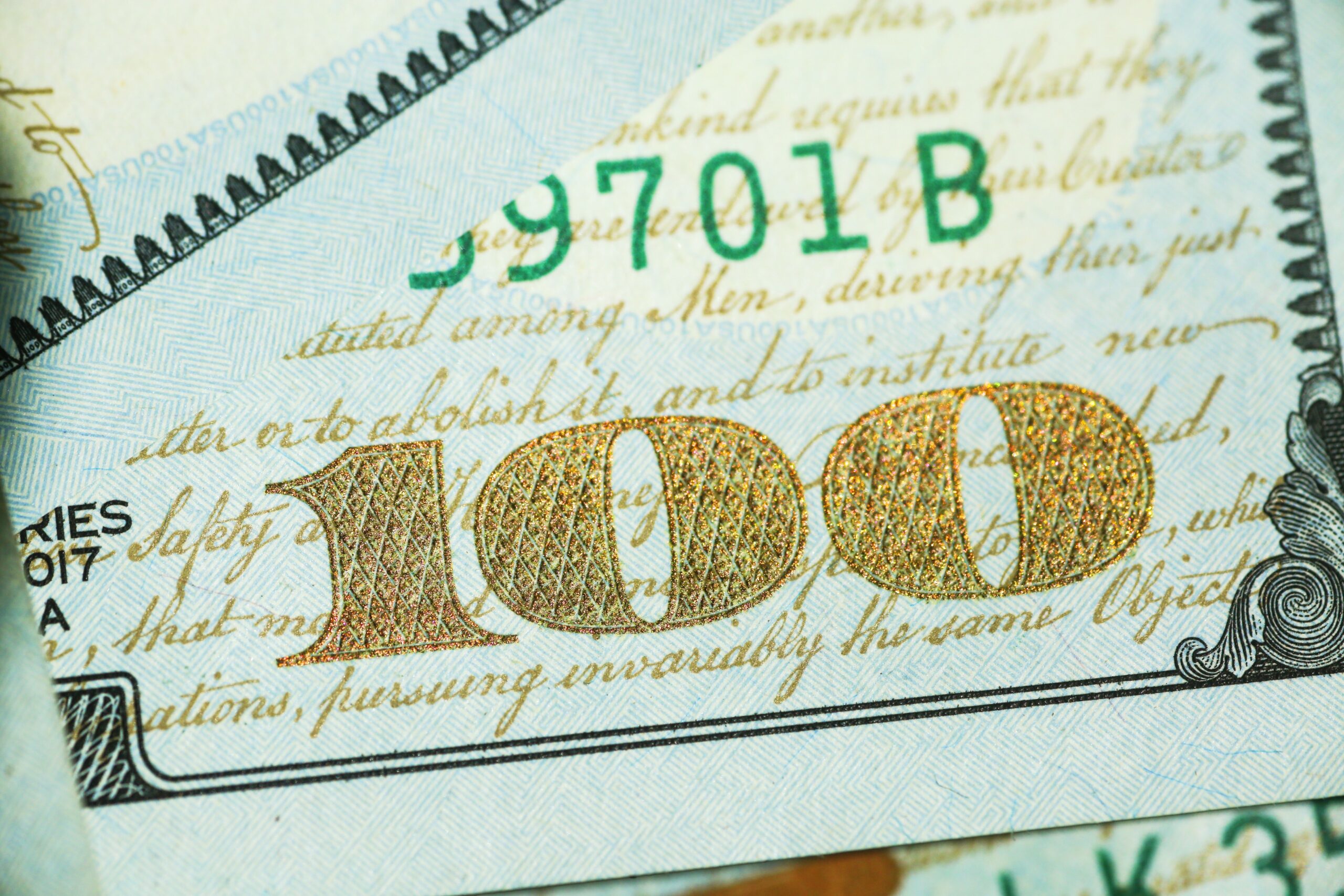 image of $100 note